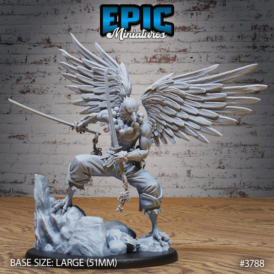 Tengu Bird Folk Lord (3 Variants Available) - Epic Miniatures