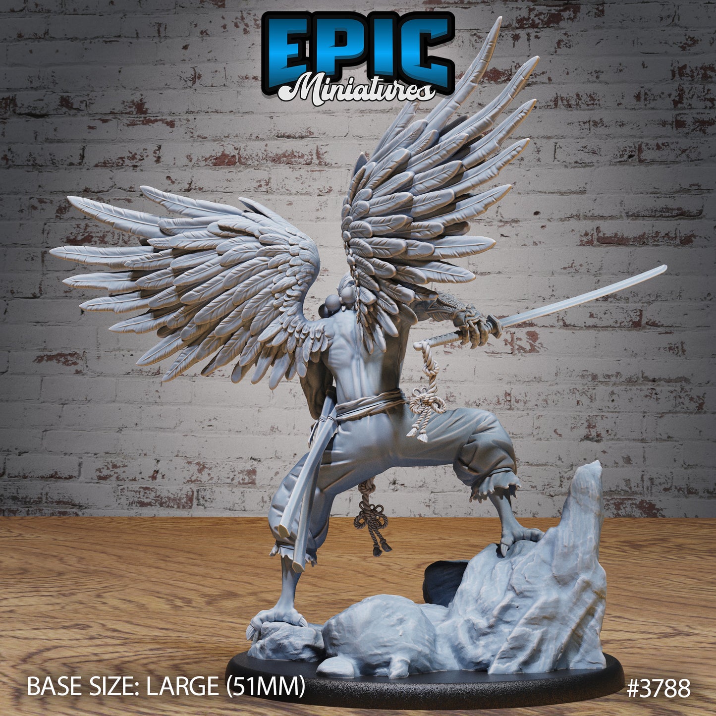 Tengu Bird Folk Lord (3 Variants Available) - Epic Miniatures