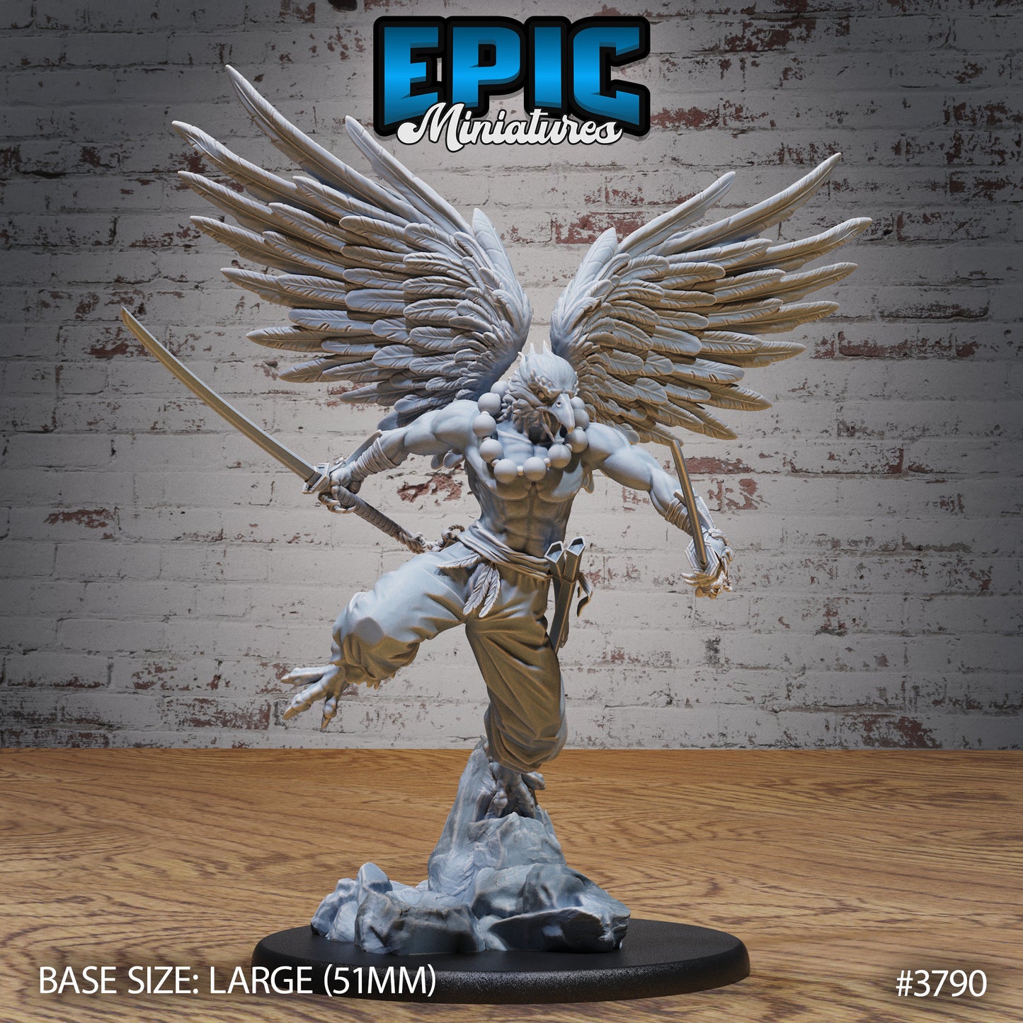 Tengu Bird Folk Lord (3 Variants Available) - Epic Miniatures