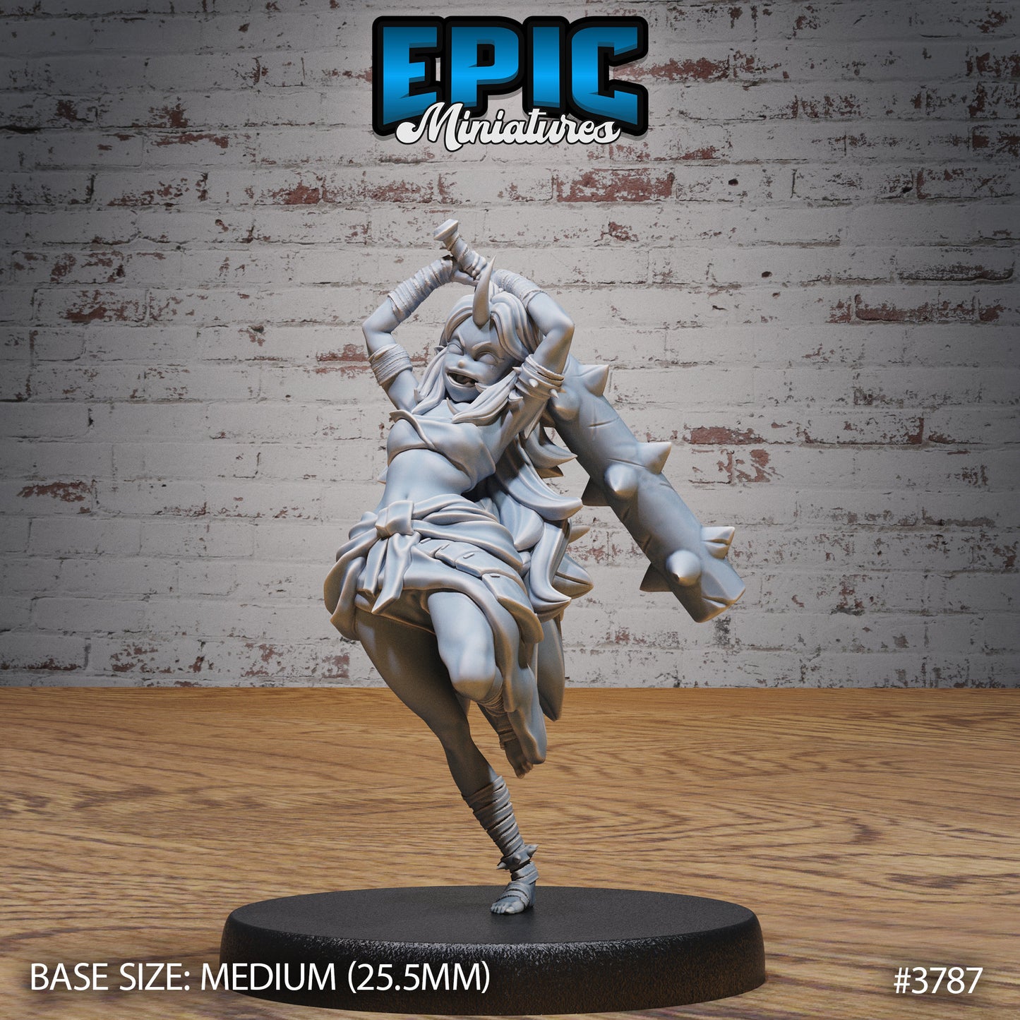 Blue Oni Girl (3 Variants Available) - Epic Miniatures