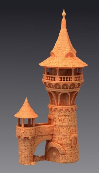 Wizard Tower, Playable Terrain Piece (2 Options Available) - Epic Miniatures