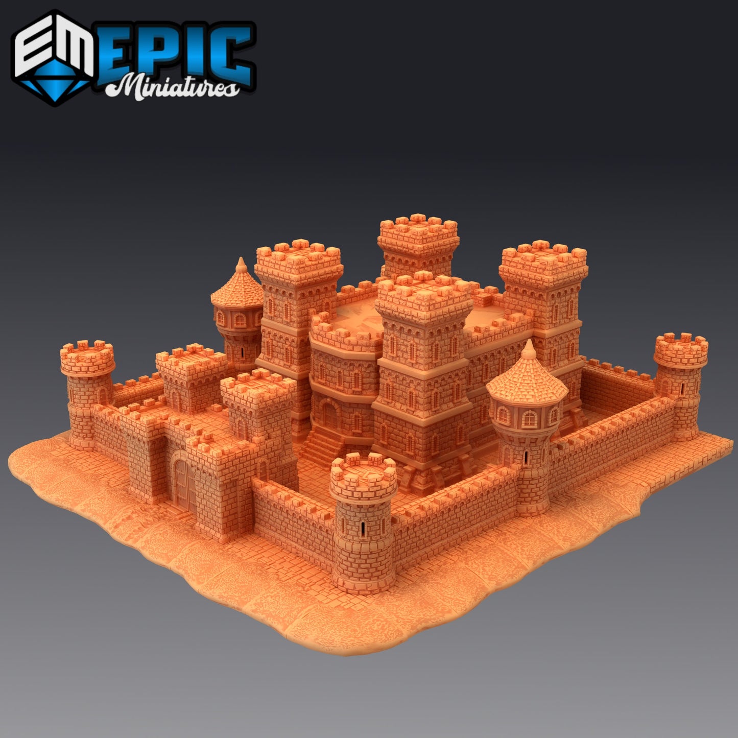Castle Kingskeep, Playable Terrain Piece - Epic Miniatures