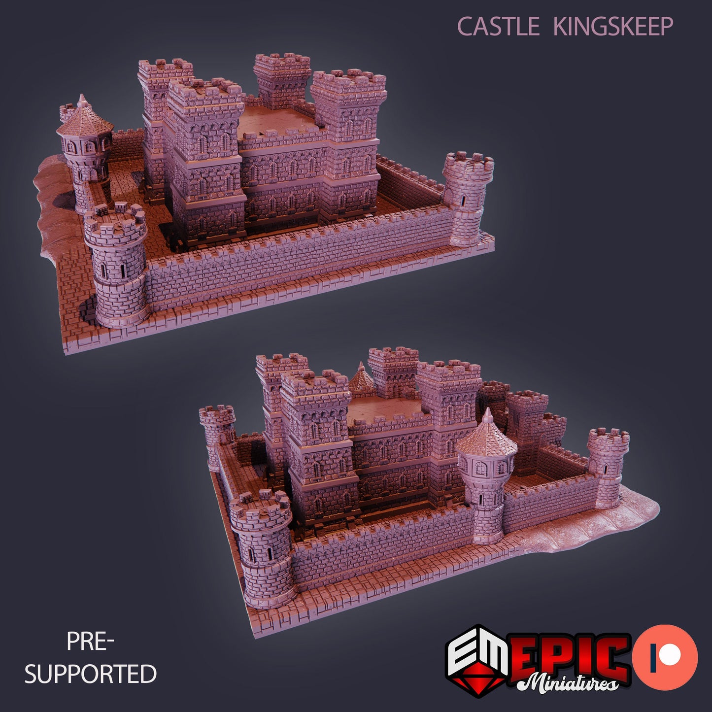Castle Kingskeep, Playable Terrain Piece - Epic Miniatures