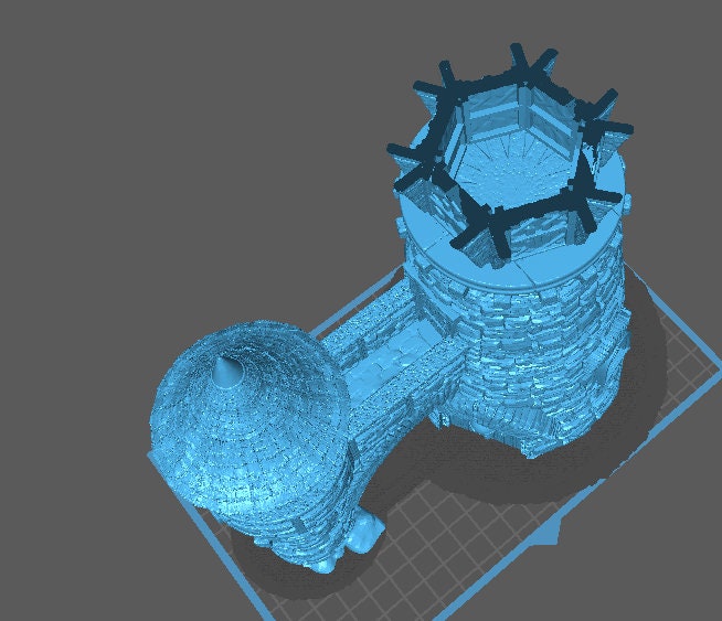 Wizard Tower, Playable Terrain Piece (2 Options Available) - Epic Miniatures