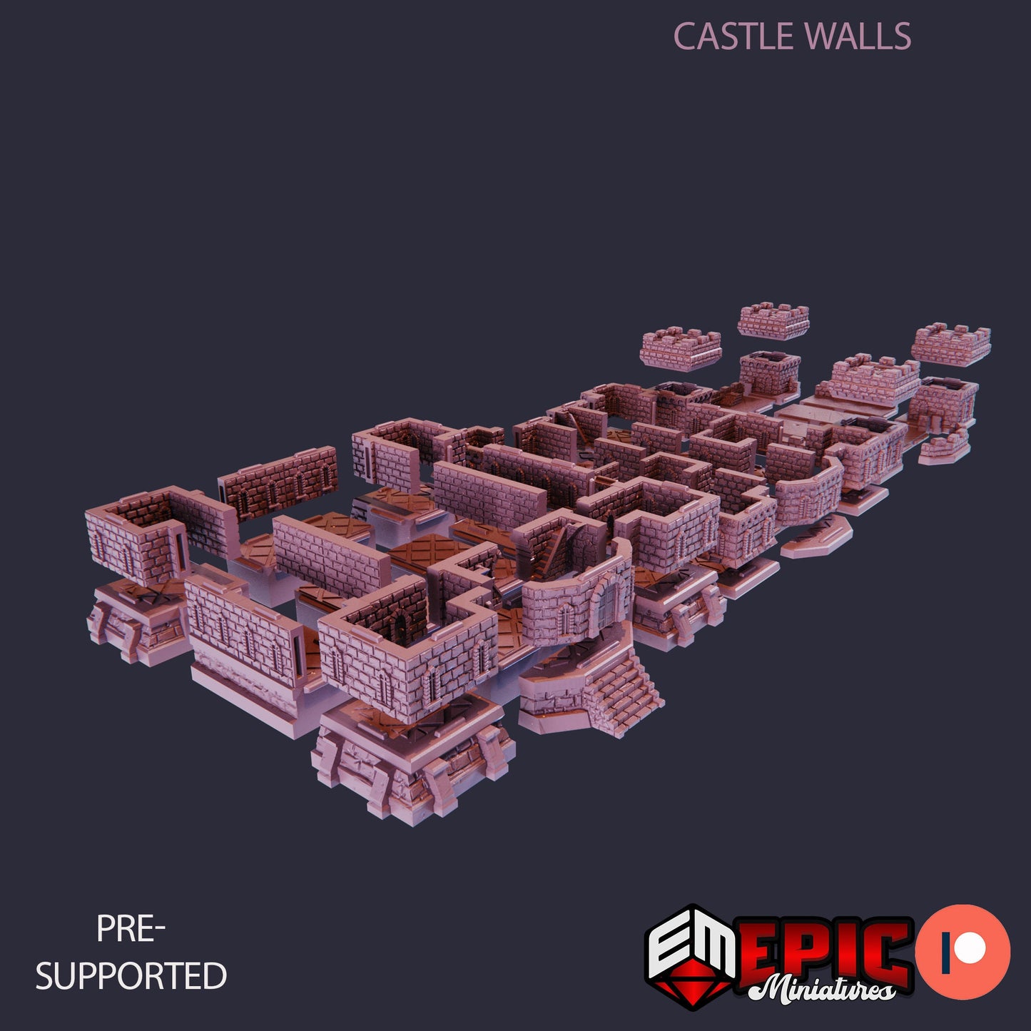 Castle Kingskeep, Playable Terrain Piece - Epic Miniatures