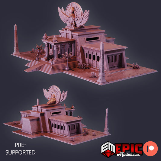 Horus Temple, Playable Terrain Piece - Epic Miniatures