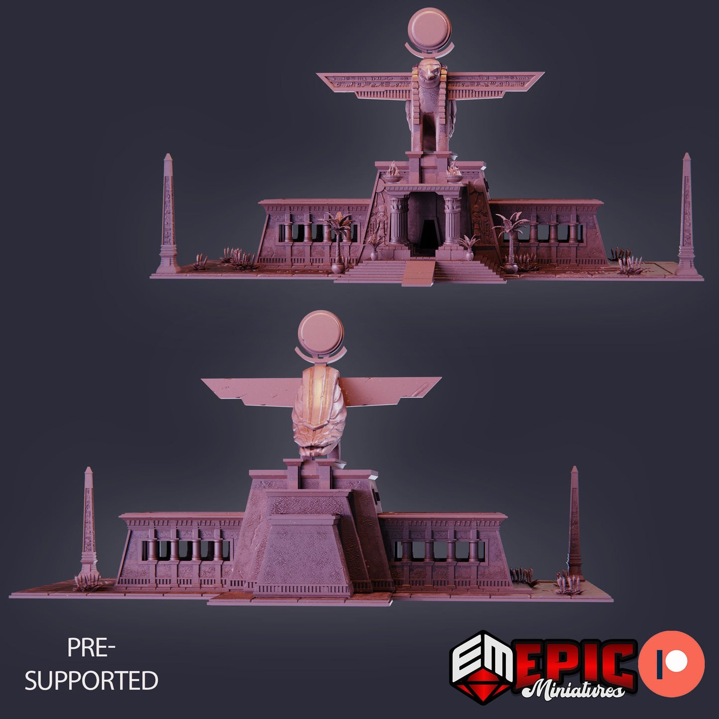 Horus Temple, Playable Terrain Piece - Epic Miniatures