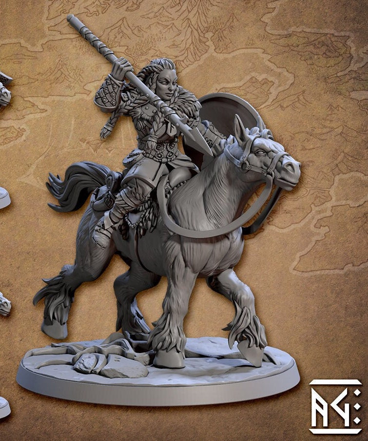Skutagaard War Horse Riders (4 Variants Available) - Artisan Guild