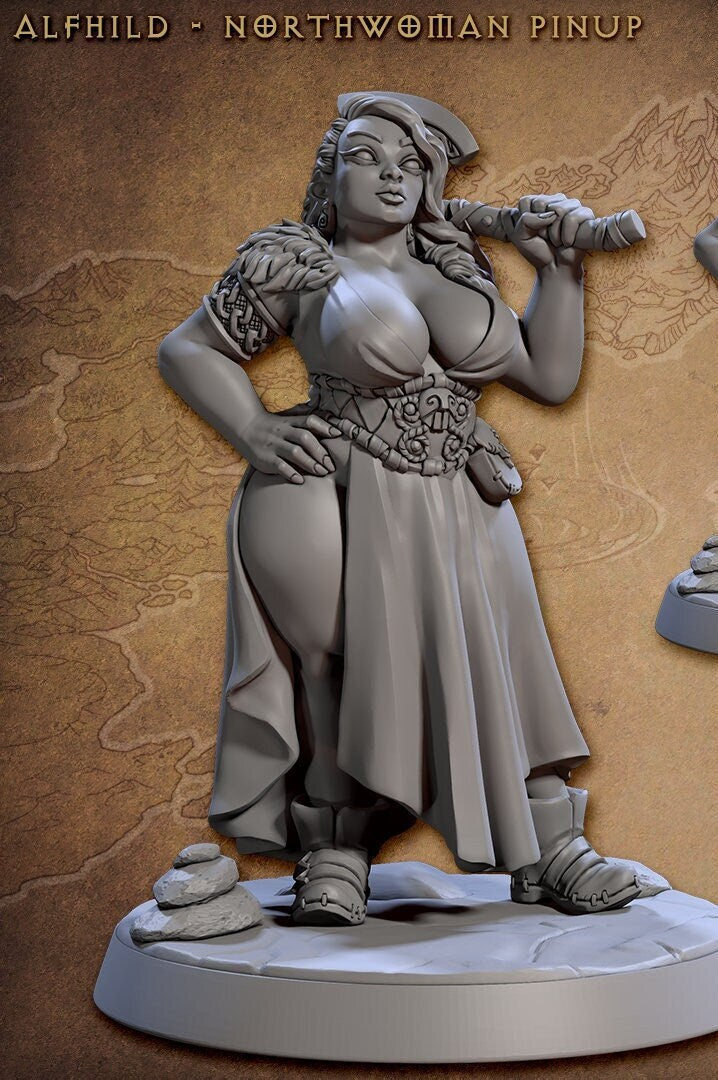 Alfhild, Northwoman Pinup - Artisan Guild