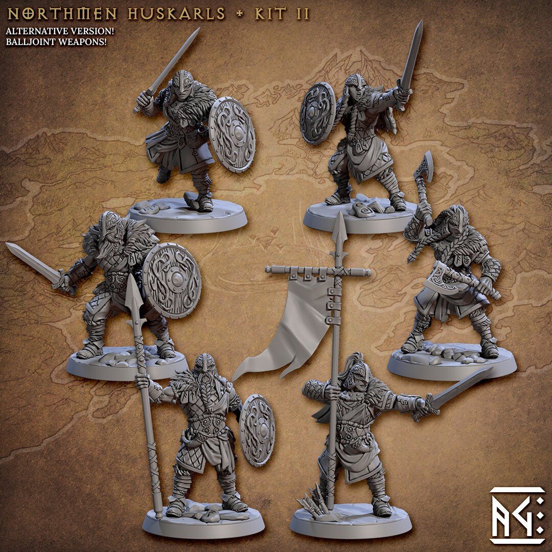 Northmen Huskarls - Helmets (6 Variants Available) - Artisan Guild