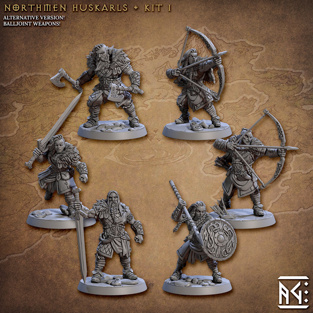 Northmen Huskarls (6 Variants Available) - Artisan Guild