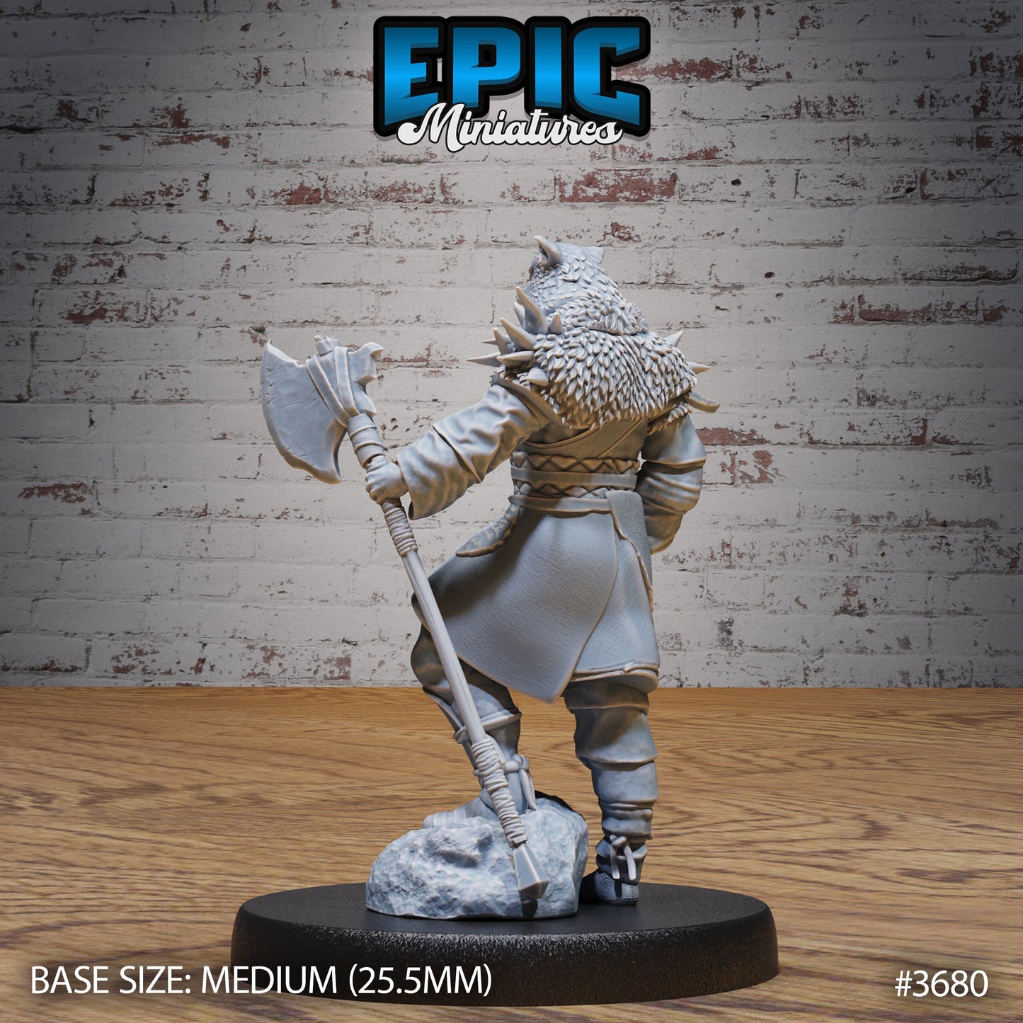 Mountain Wolf Bandit (3 Variants Available) - Epic Miniatures