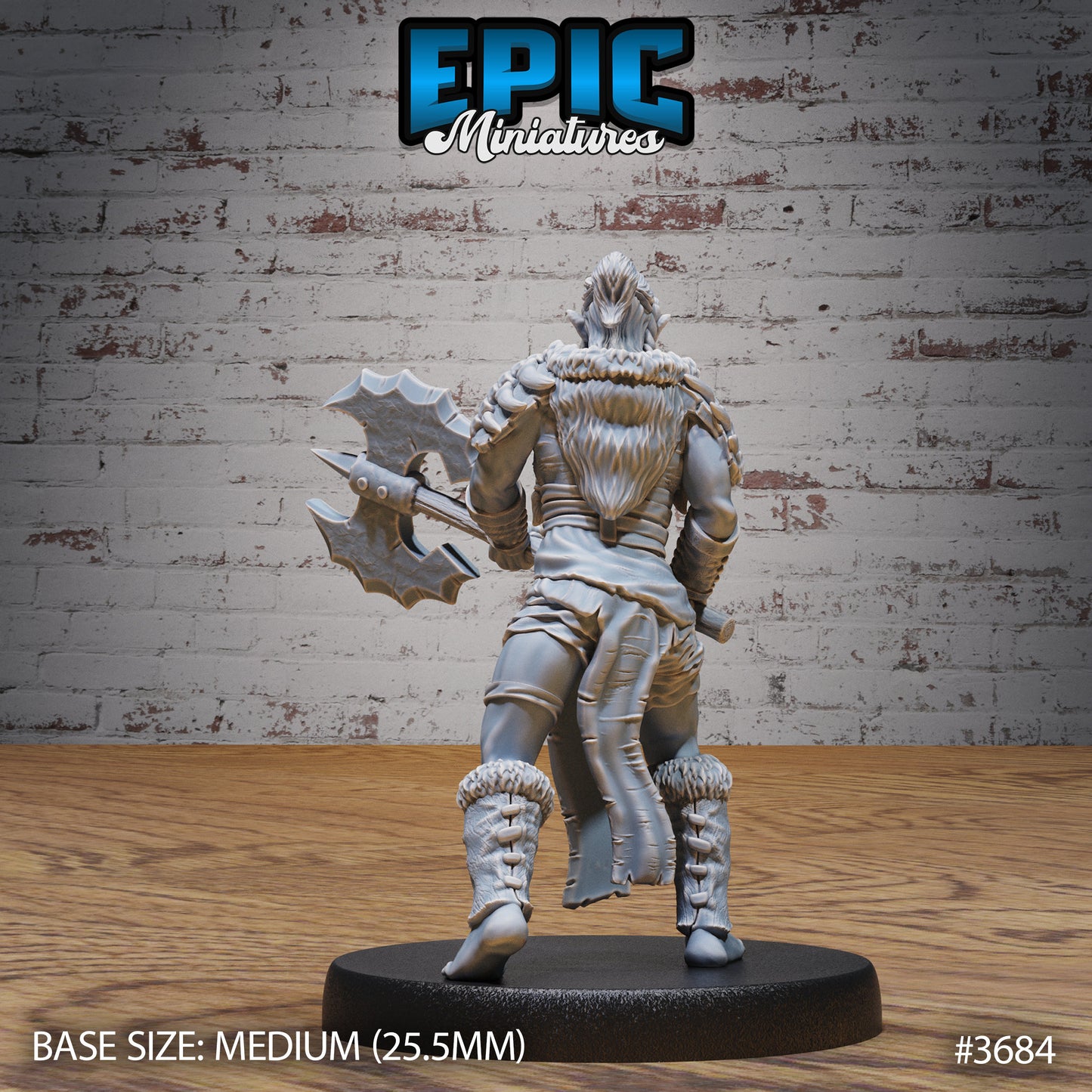 Half-Orc Marauder (3 Variants Available) - Epic Miniatures