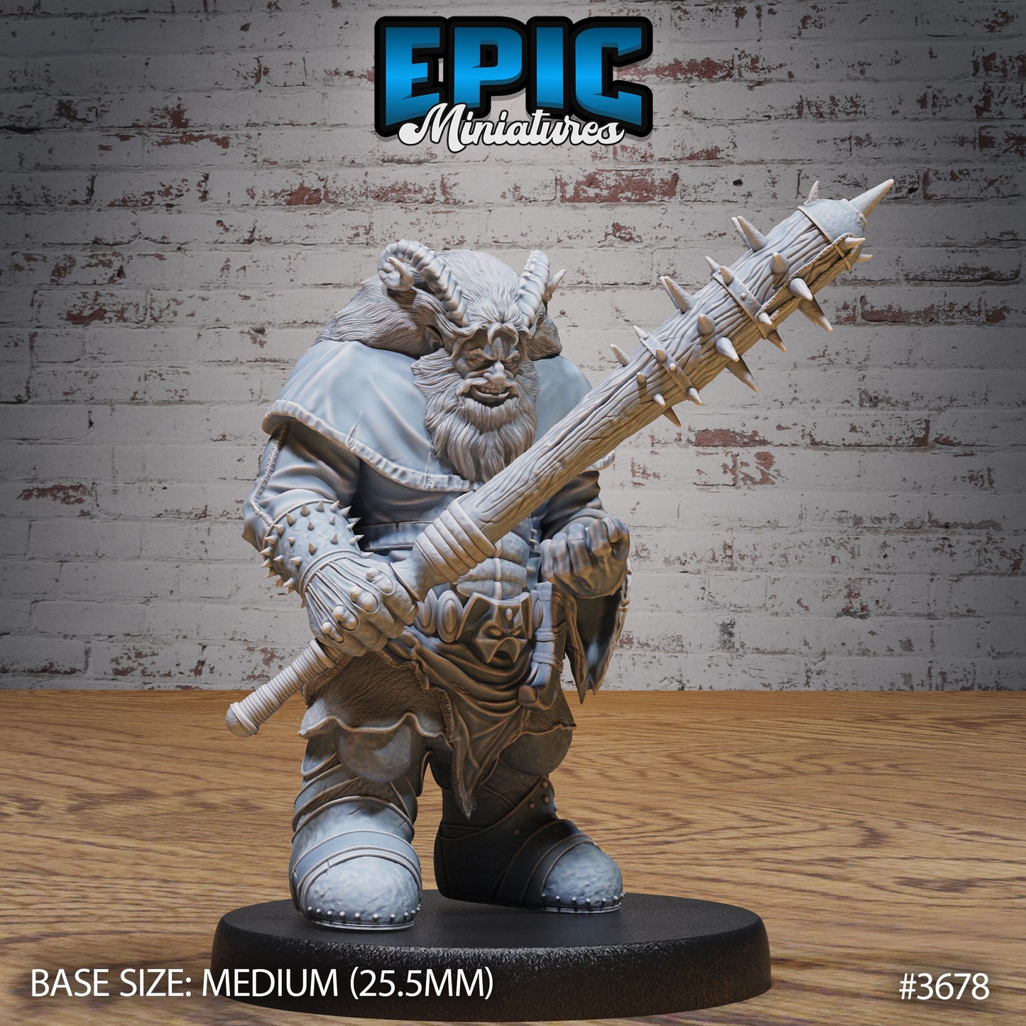 Dwarf Tiefling (3 Variants Available) - Epic Miniatures