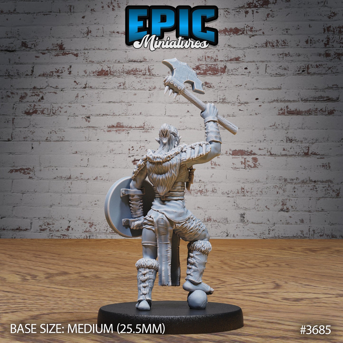 Half-Orc Marauder (3 Variants Available) - Epic Miniatures