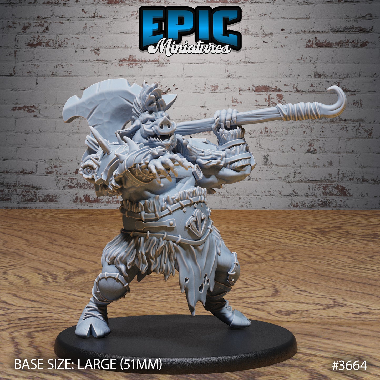 Boar Folk Outlaws (3 Variants Available) - Epic Miniatures