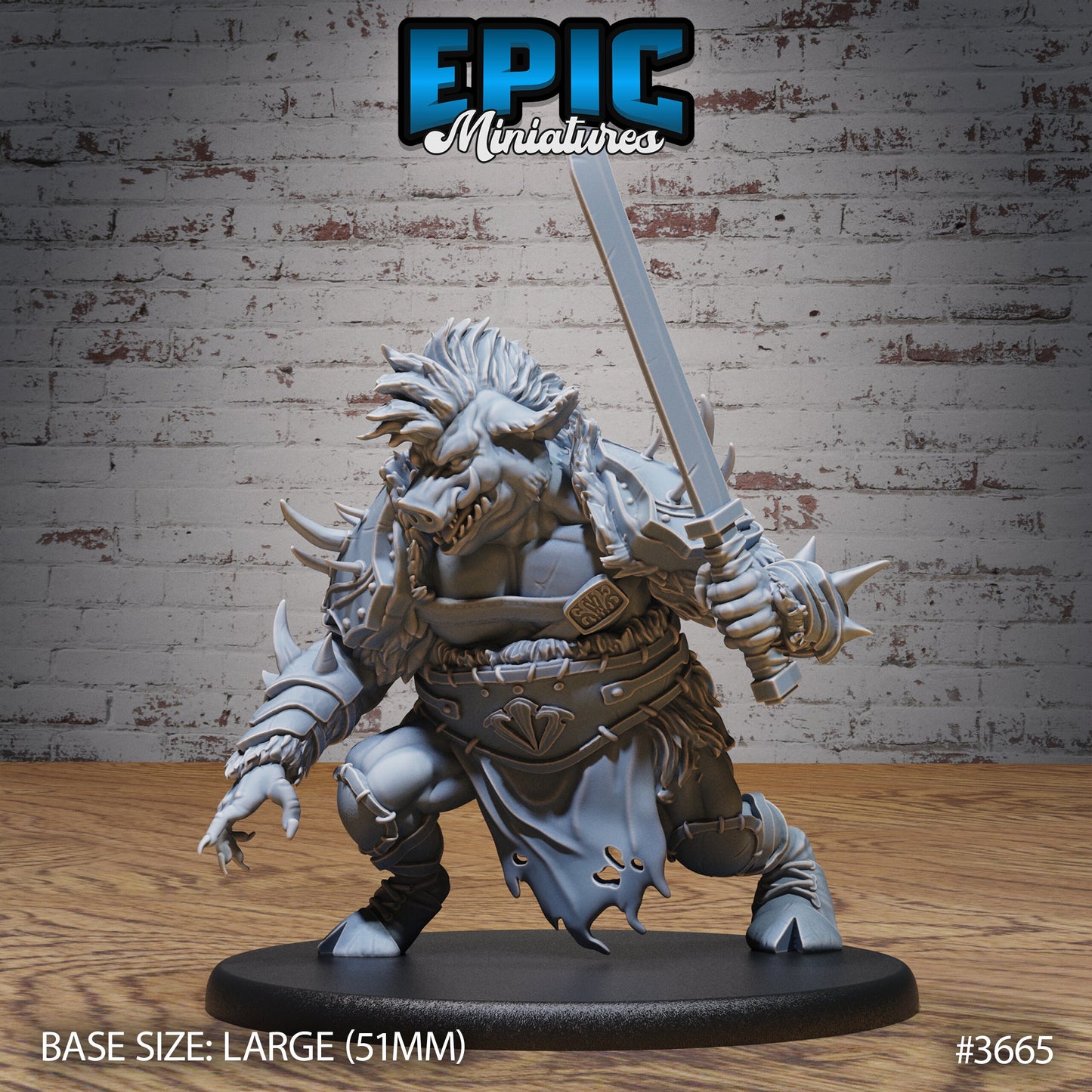 Boar Folk Outlaws (3 Variants Available) - Epic Miniatures