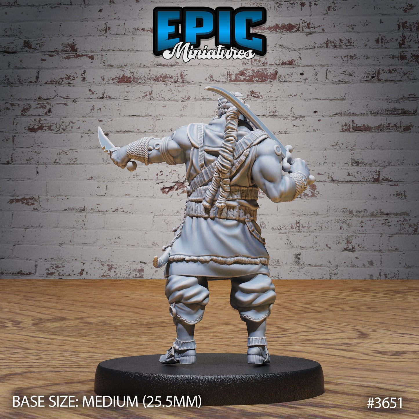 Coast Bandit (3 Variants Available) - Epic Miniatures