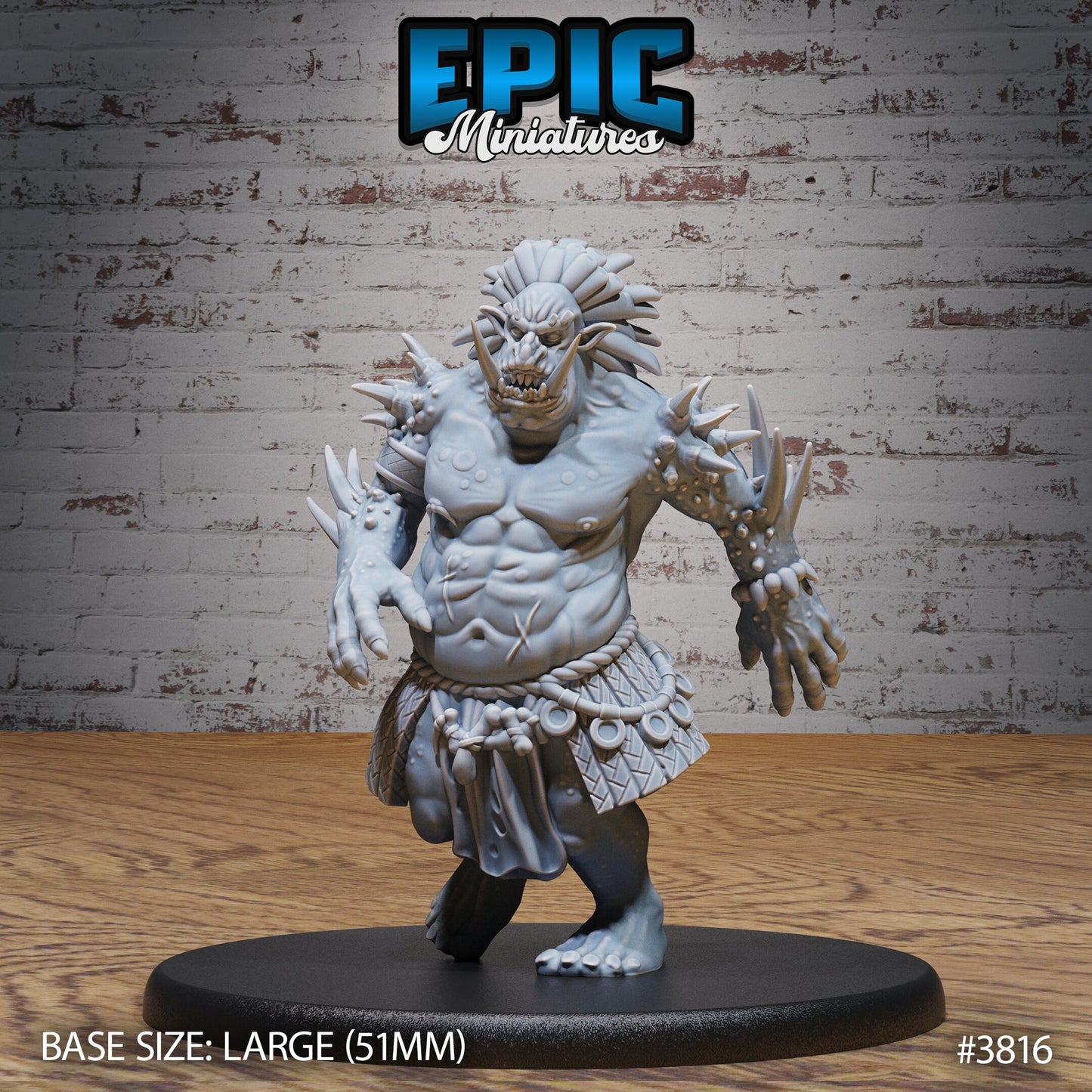 Jungle Troll (3 Variants Available) - Epic Miniatures