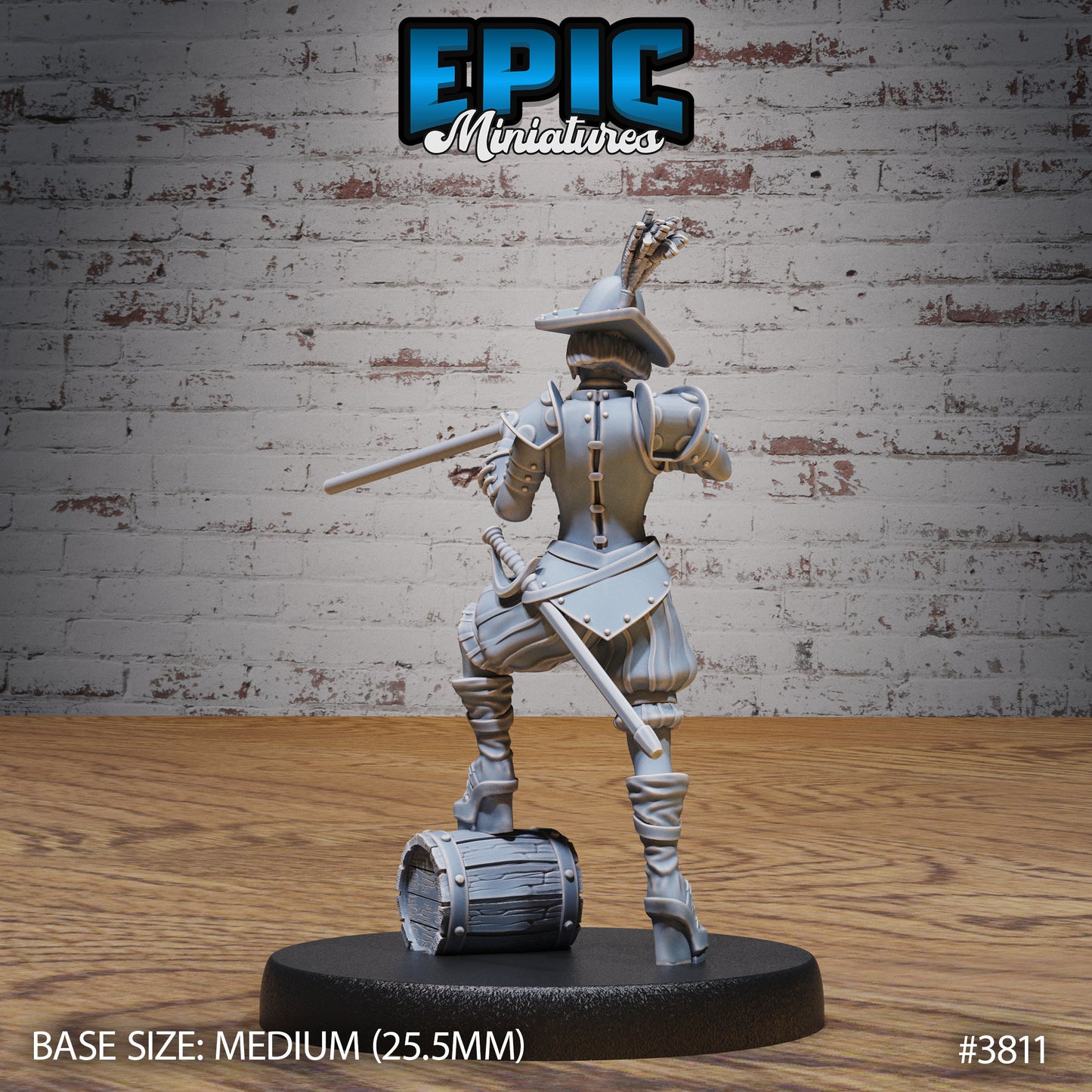 Young Conquistador Female (3 Variants Available) - Epic Miniatures