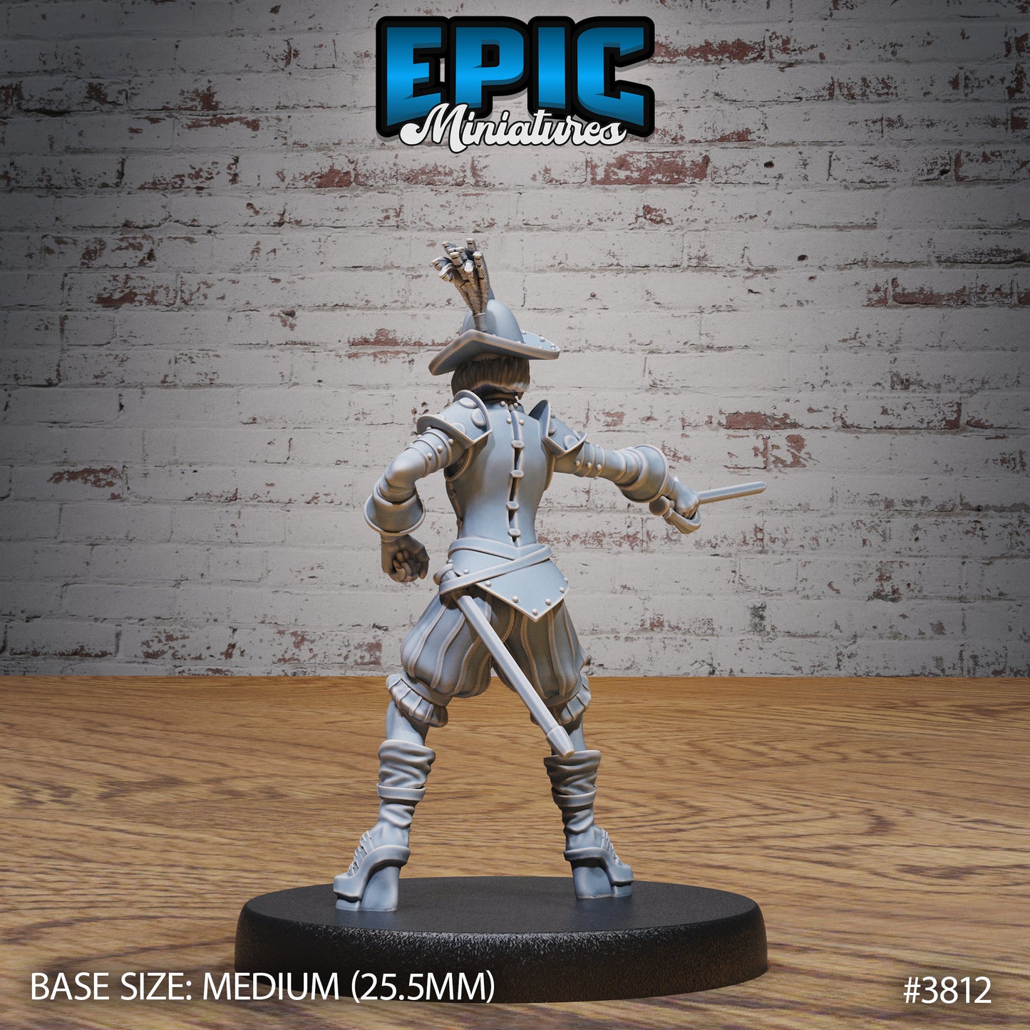 Young Conquistador Female (3 Variants Available) - Epic Miniatures
