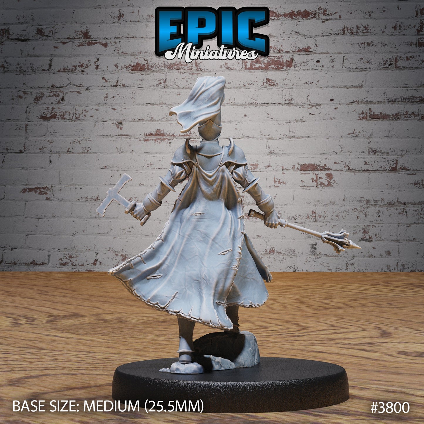 New World Cleric (3 Variants Available) - Epic Miniatures
