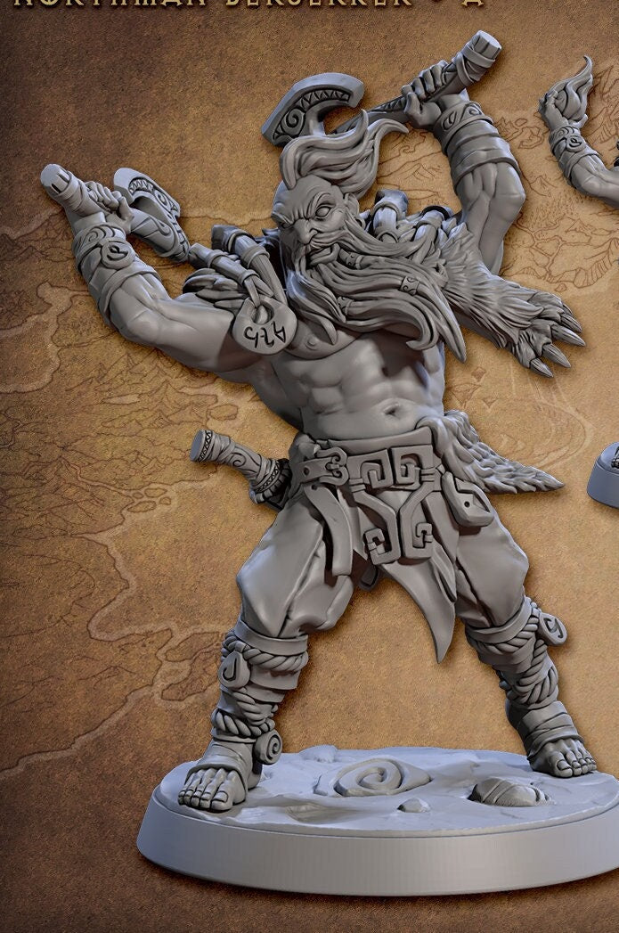 Northmen Berserkers (6 Variants Available) - Artisan Guild