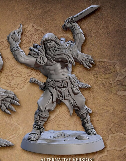 Northmen Berserkers - Cowled (6 Variants Available) - Artisan Guild