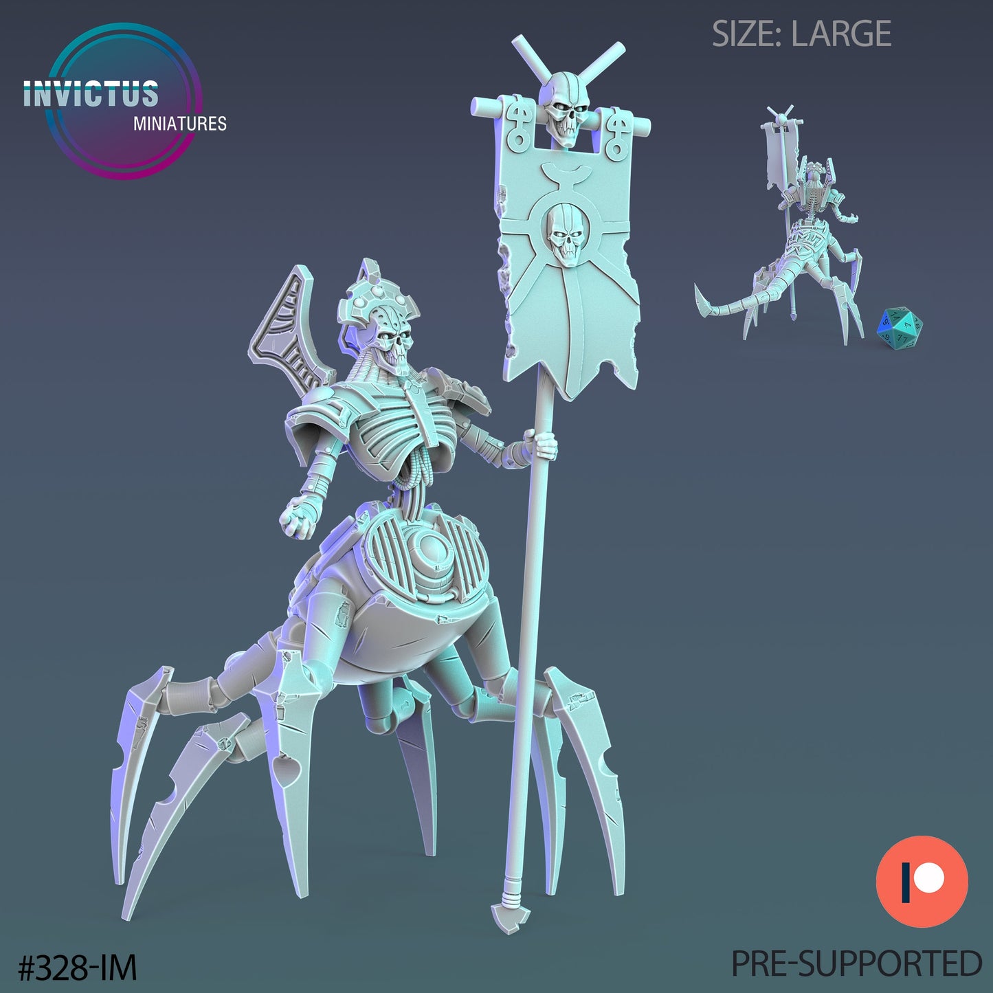 Cosmic Undead Officer (3 Variants Available) - Invictus Miniatures