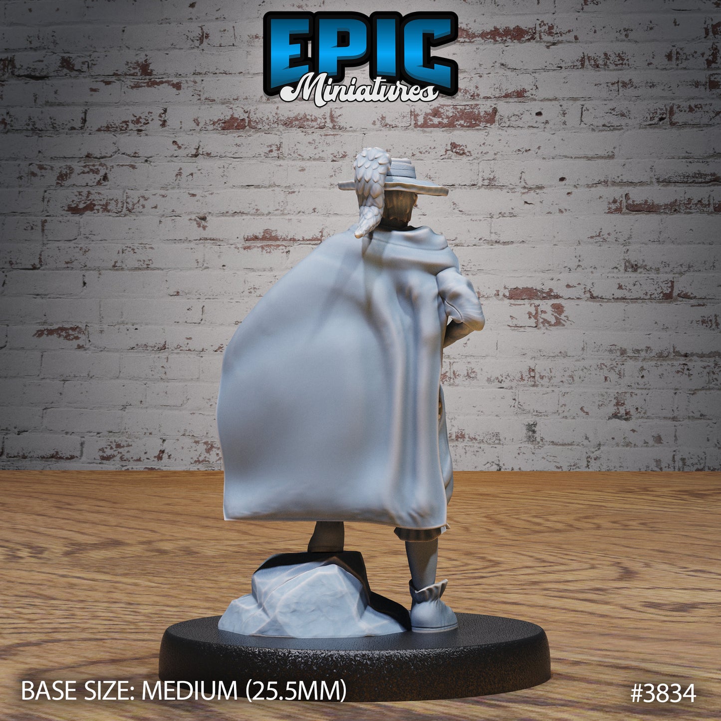 Musketeer Adventurer (3 Variants Available) - Epic Miniatures