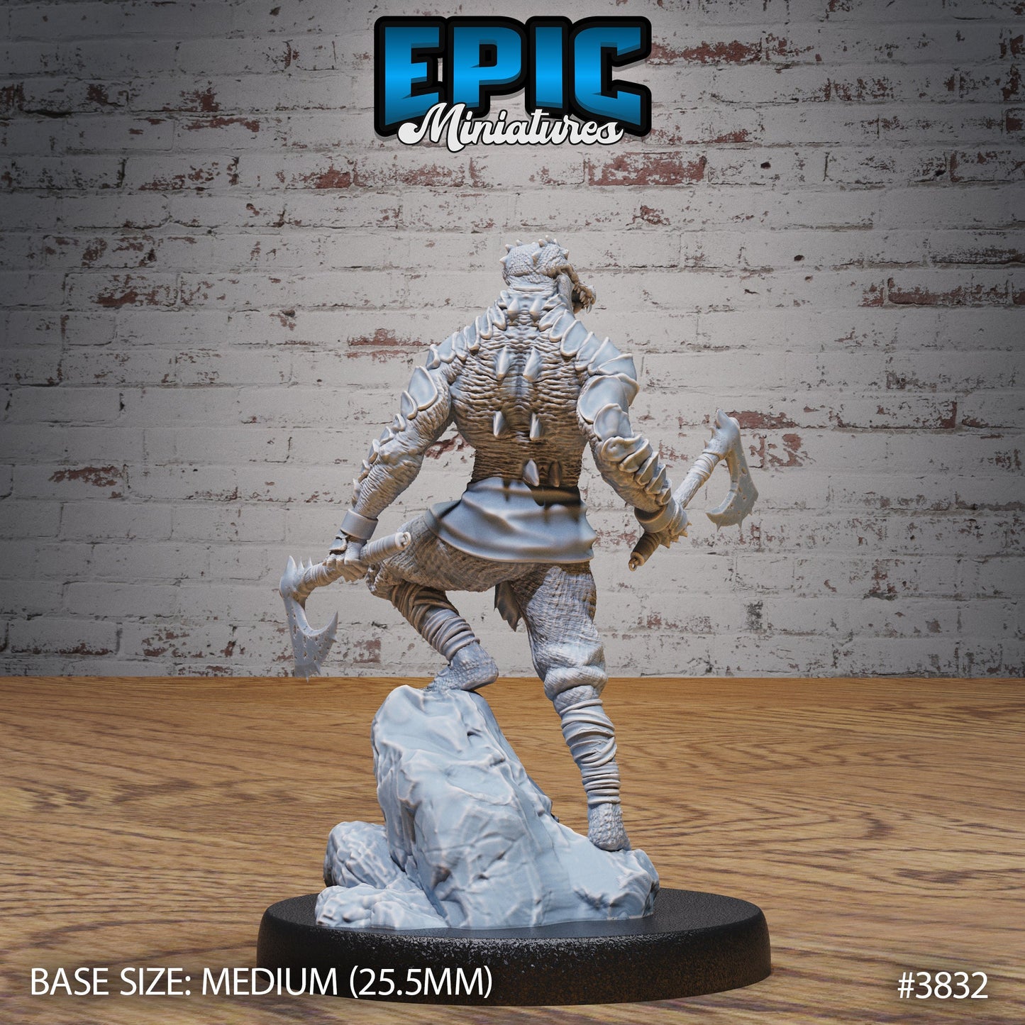 Crocodile Folk Warrior (3 Variants Available) - Epic Miniatures