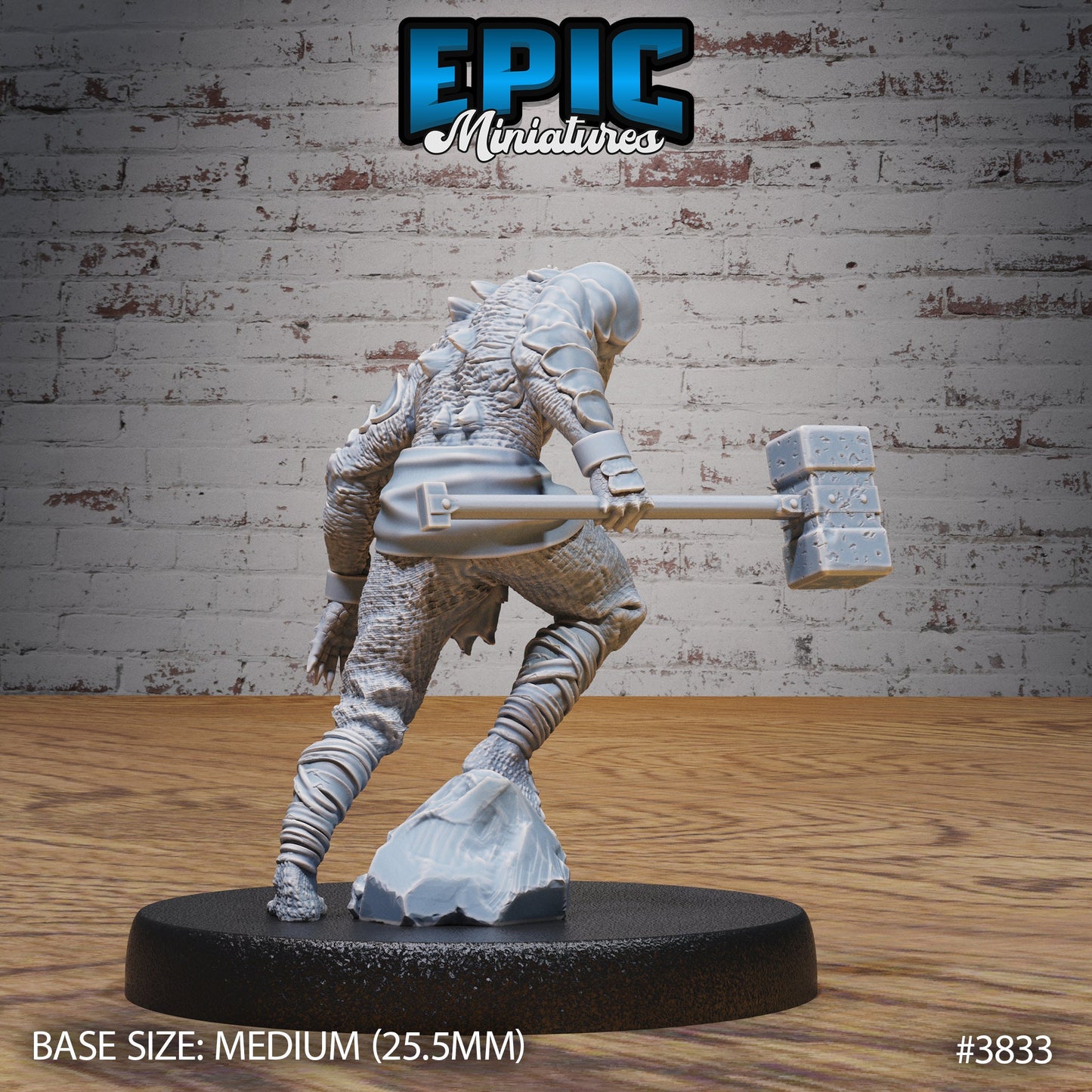 Crocodile Folk Warrior (3 Variants Available) - Epic Miniatures