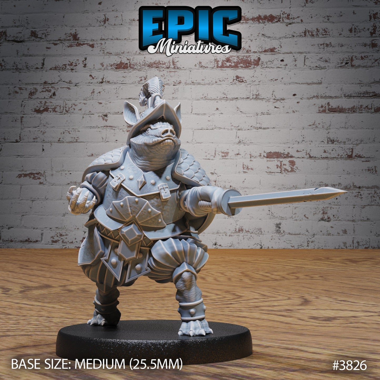 Armadillo Conquistador (4 Variants Available) - Epic Miniatures