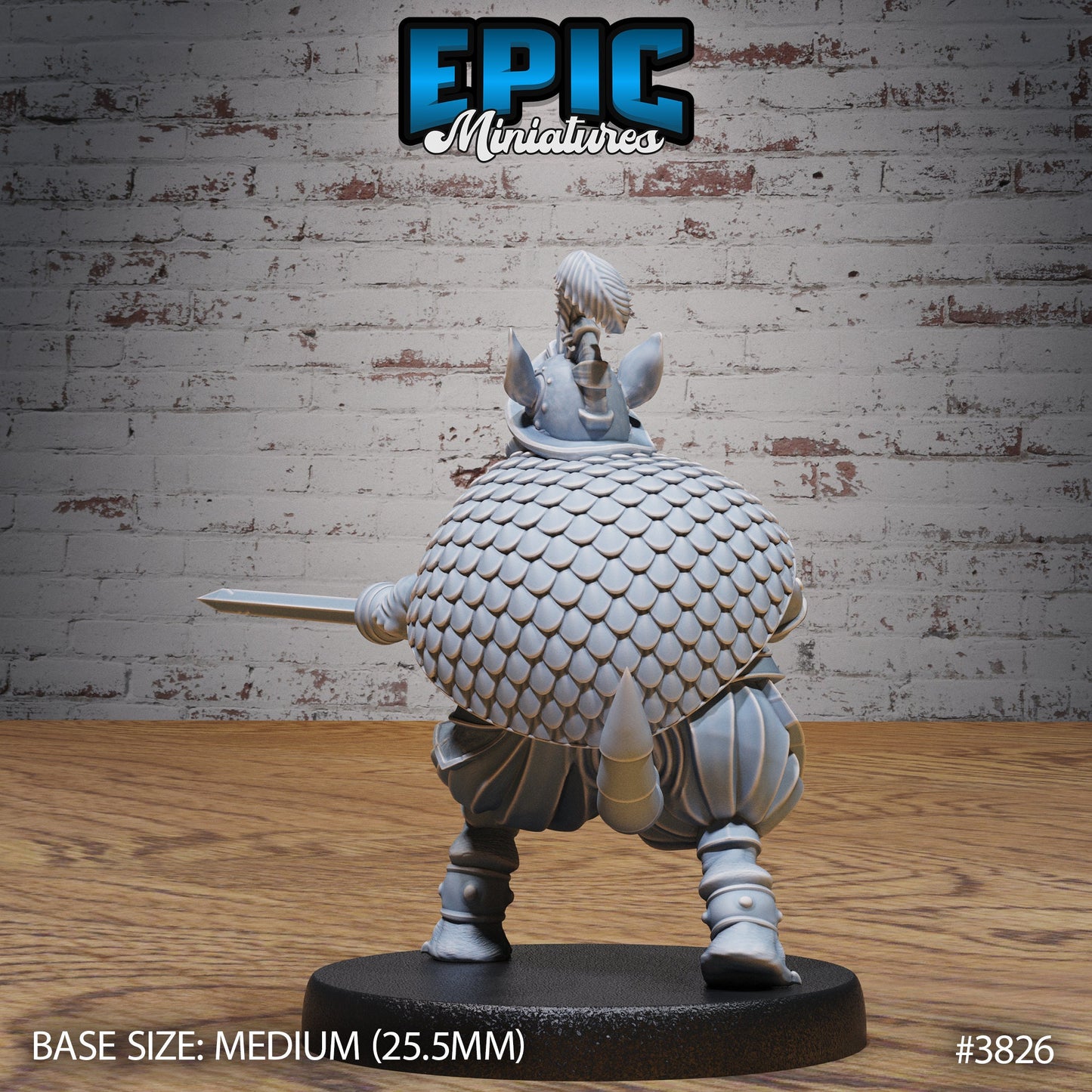 Armadillo Conquistador (4 Variants Available) - Epic Miniatures