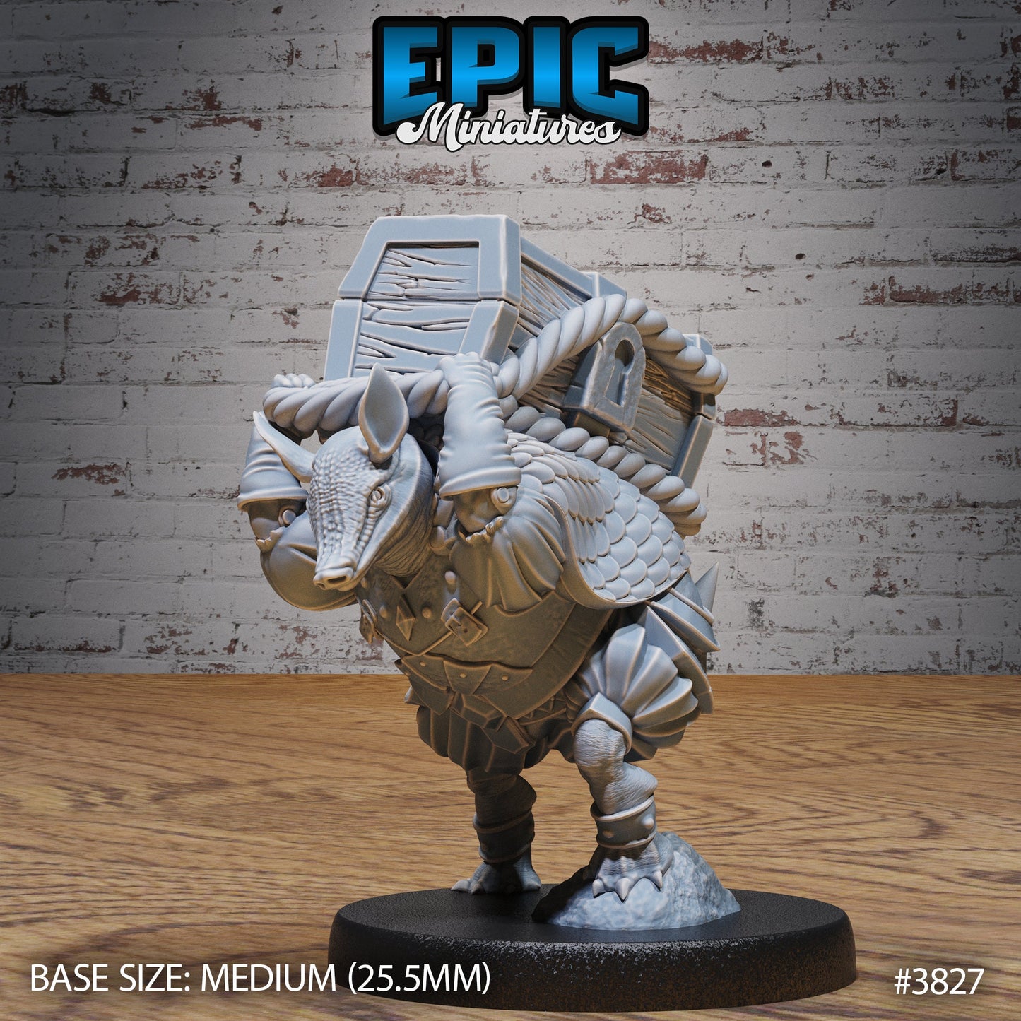 Armadillo Conquistador (4 Variants Available) - Epic Miniatures