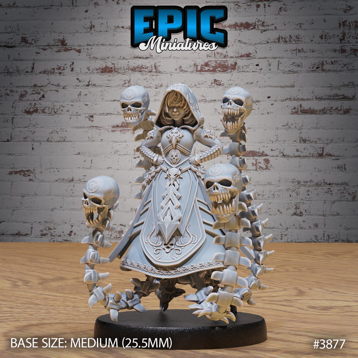Gnome Lich Queen (3 Variants Available) - Epic Miniatures