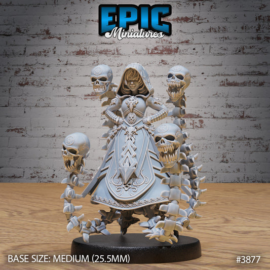 Gnome Lich Queen (3 Variants Available) - Epic Miniatures