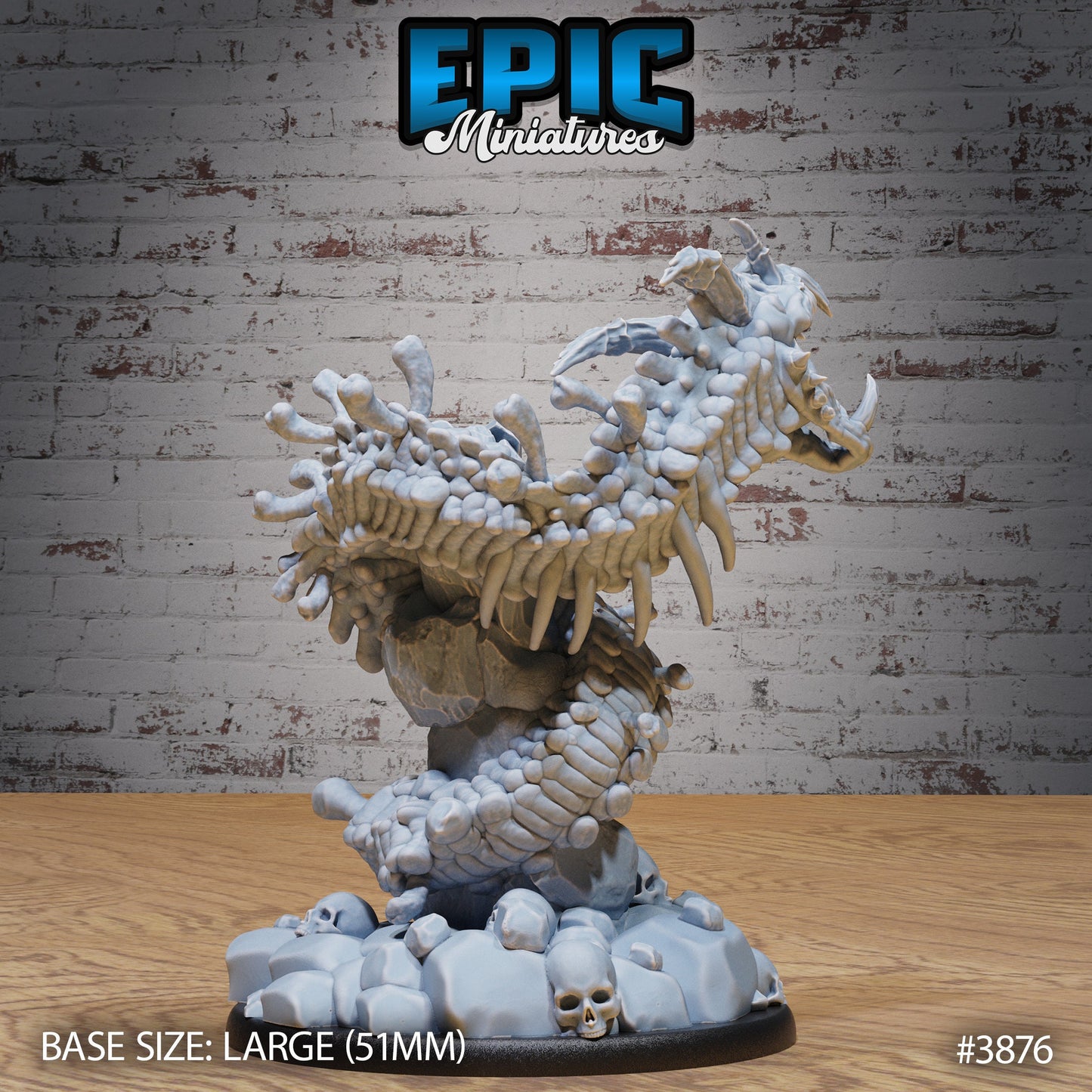 Bone Naga (3 Variants Available) - Epic Miniatures