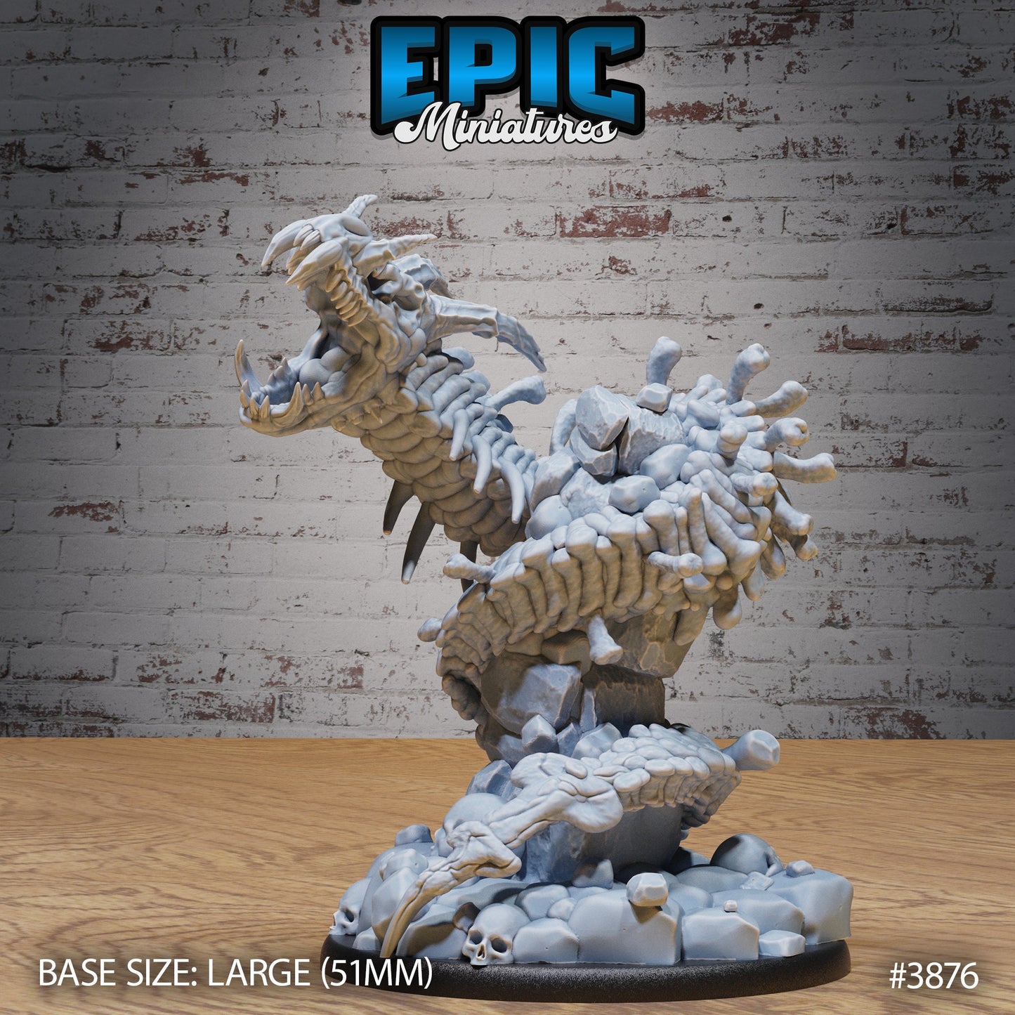 Bone Naga (3 Variants Available) - Epic Miniatures