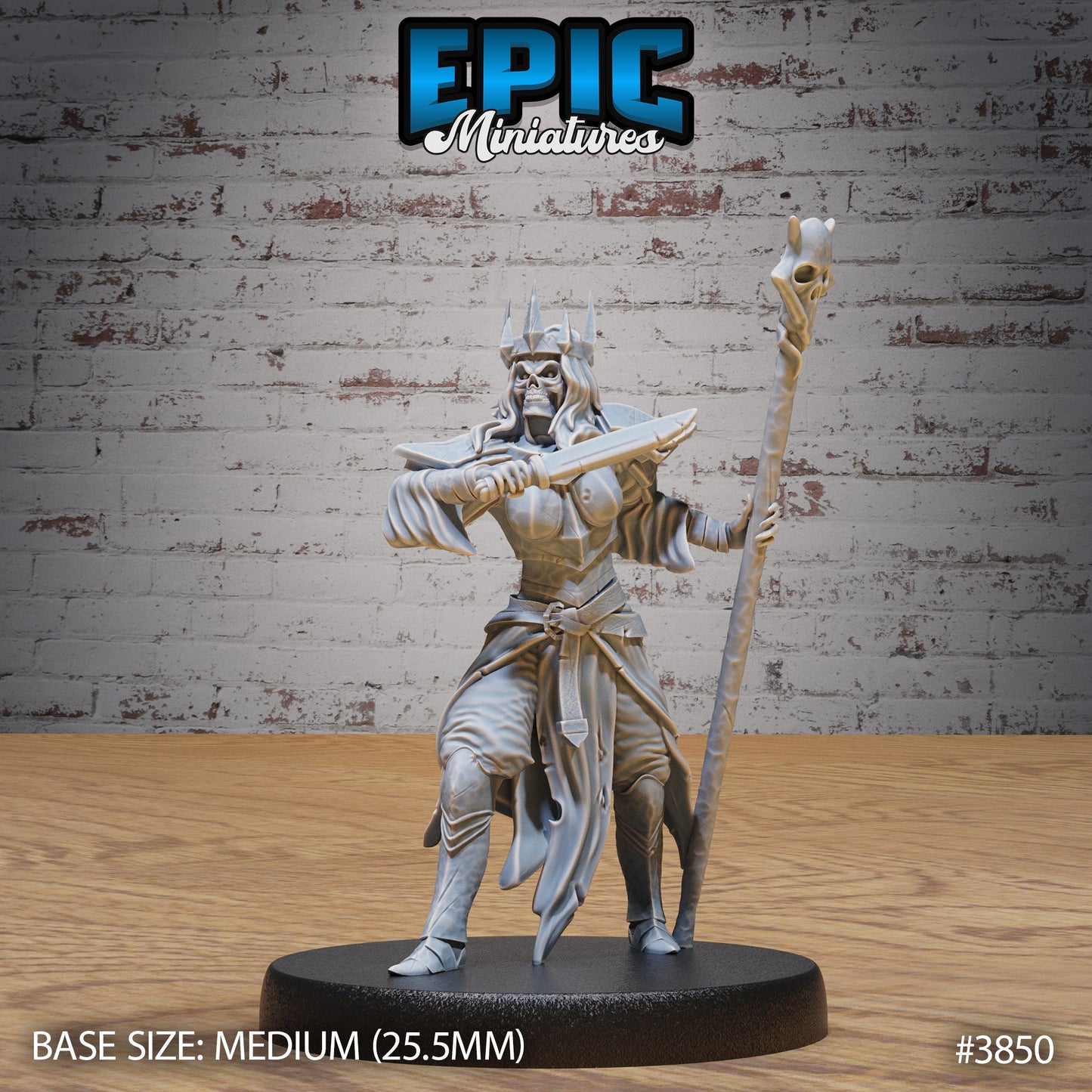 Lich Female (3 Variants Available) - Epic Miniatures