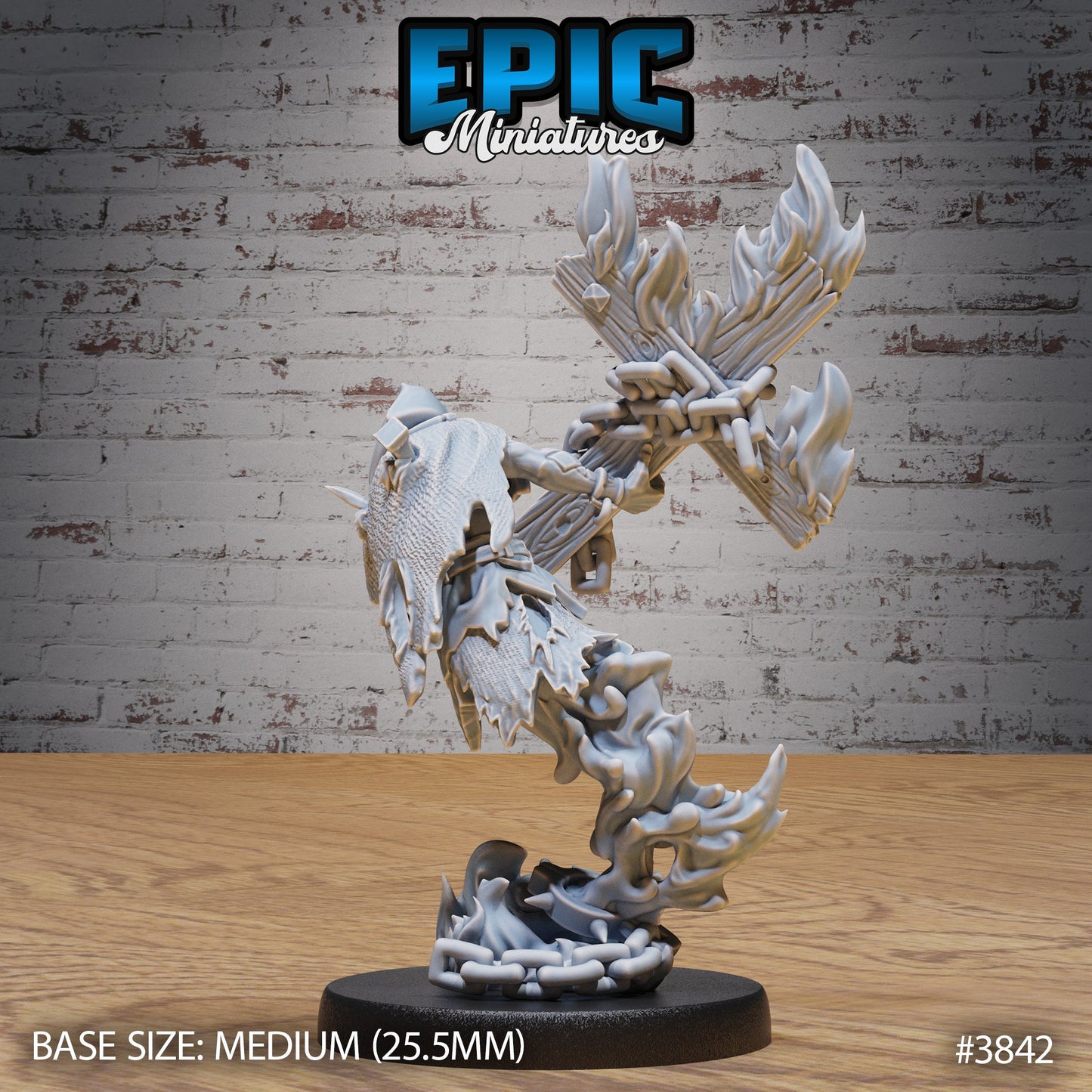 Fire Ghost Skeleton (3 Variants Available) - Epic Miniatures