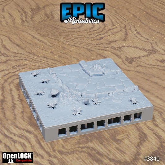 Modular Graveyard Tiles, Floor Set (OpenLock) - Epic Miniatures