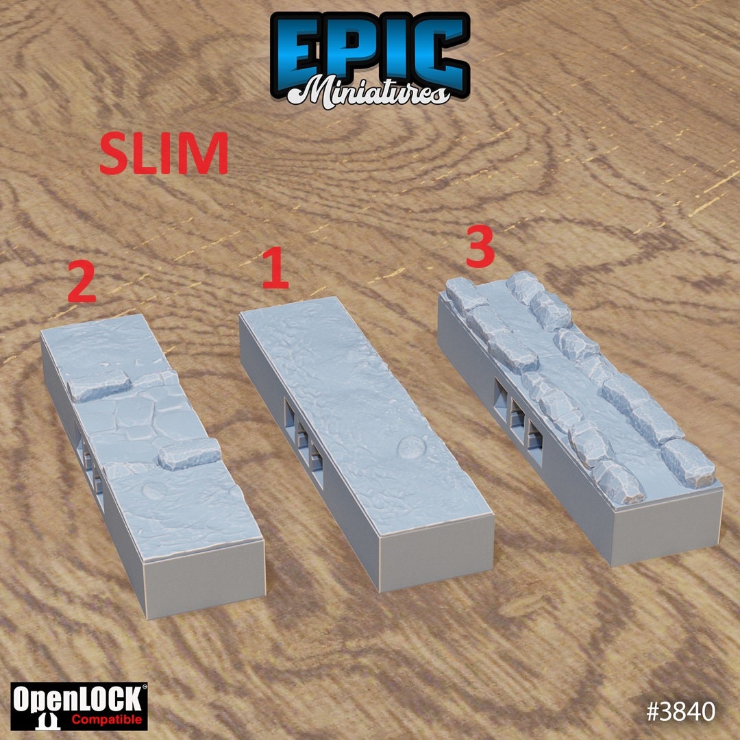 Modular Graveyard Tiles, Floor Set (OpenLock) - Epic Miniatures