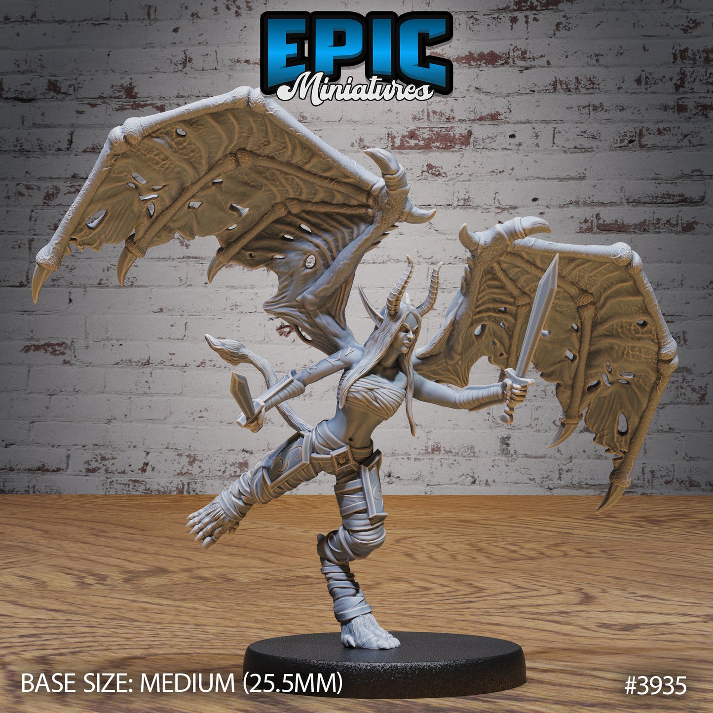 Demon Huntress (3 Variants Available) - Epic Miniatures