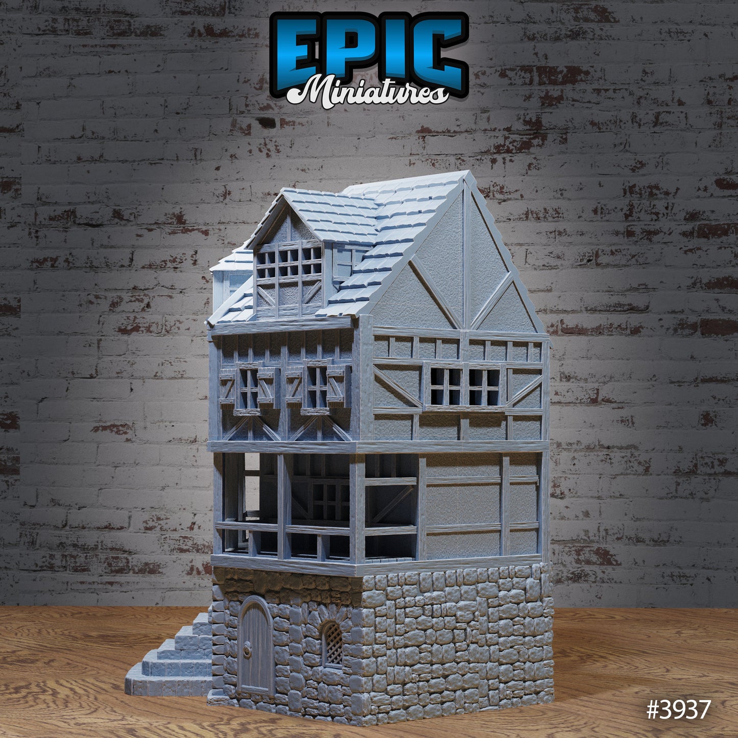 City House Corner, Playable Terrain Piece - Epic Miniatures