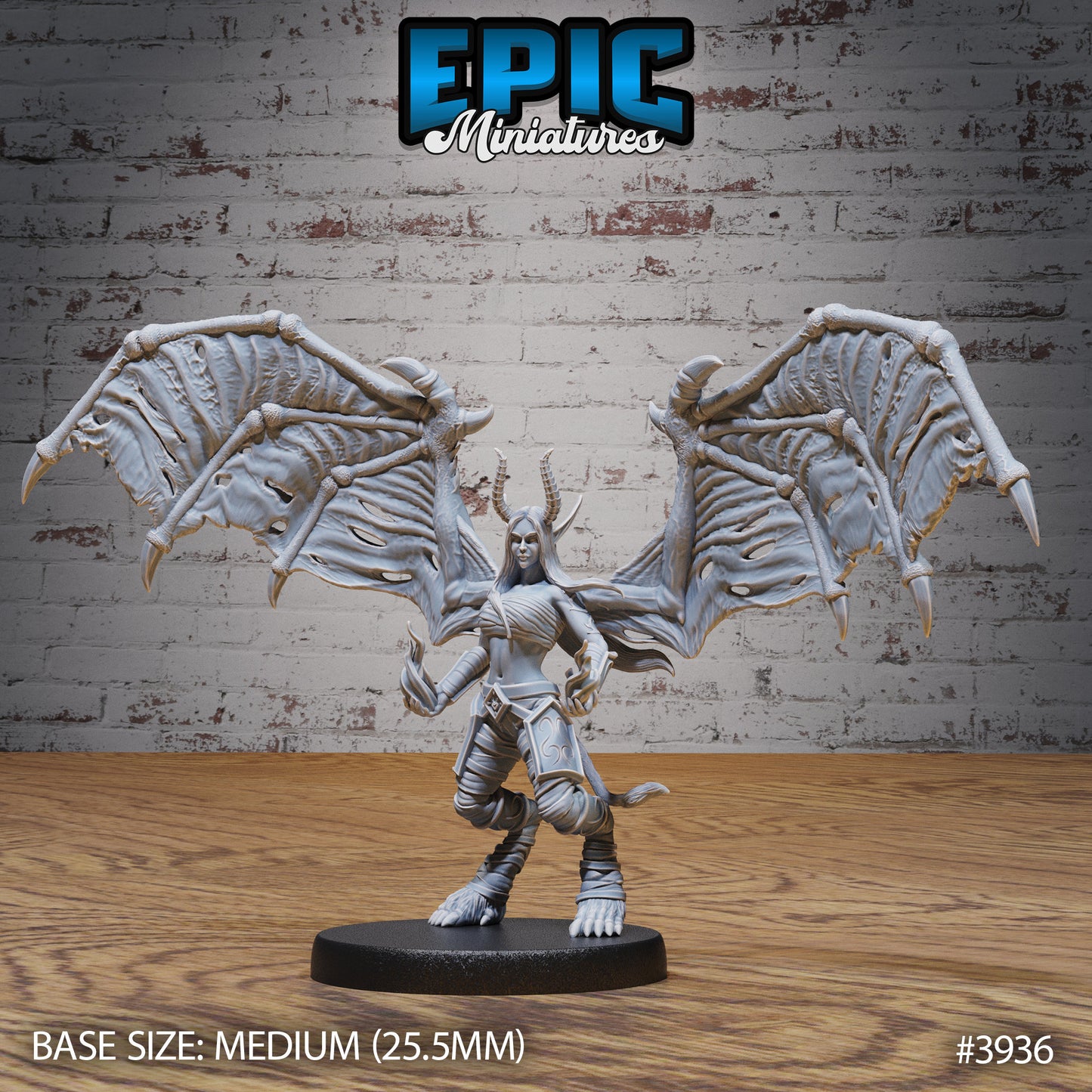 Demon Huntress (3 Variants Available) - Epic Miniatures