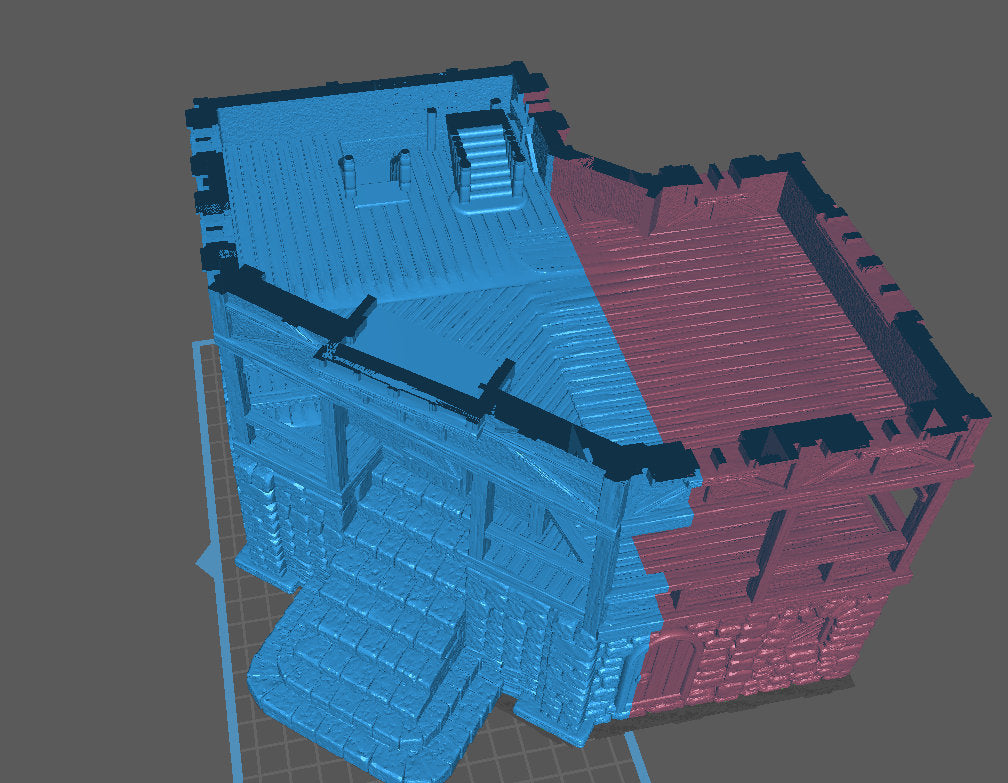 City House Corner, Playable Terrain Piece - Epic Miniatures