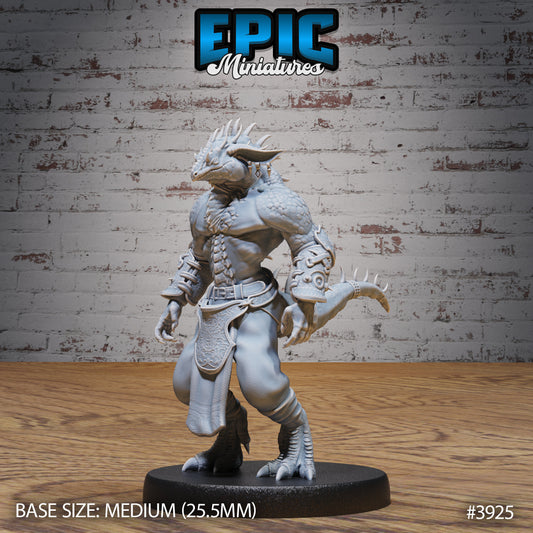 Lizard Folk Thug (3 Variants Available) - Epic Miniatures