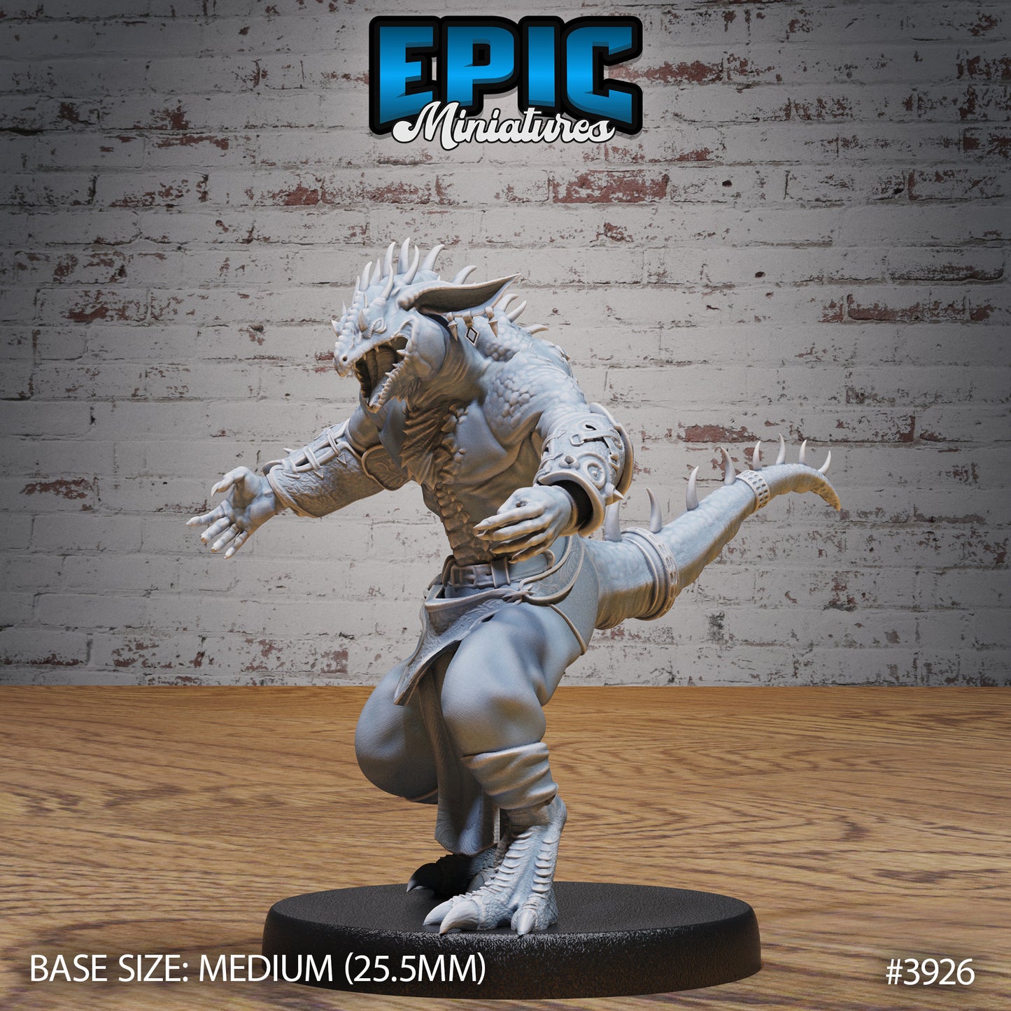Lizard Folk Thug (3 Variants Available) - Epic Miniatures