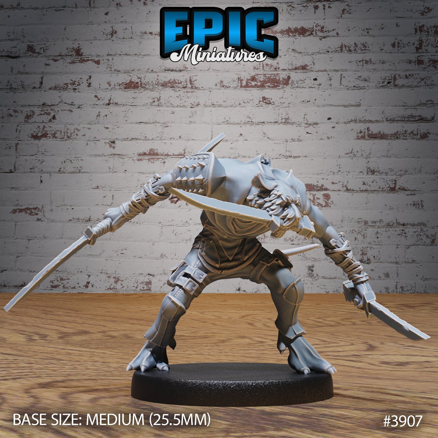 Veteran Rat Folk Thief (3 Variants Available) - Epic Miniatures